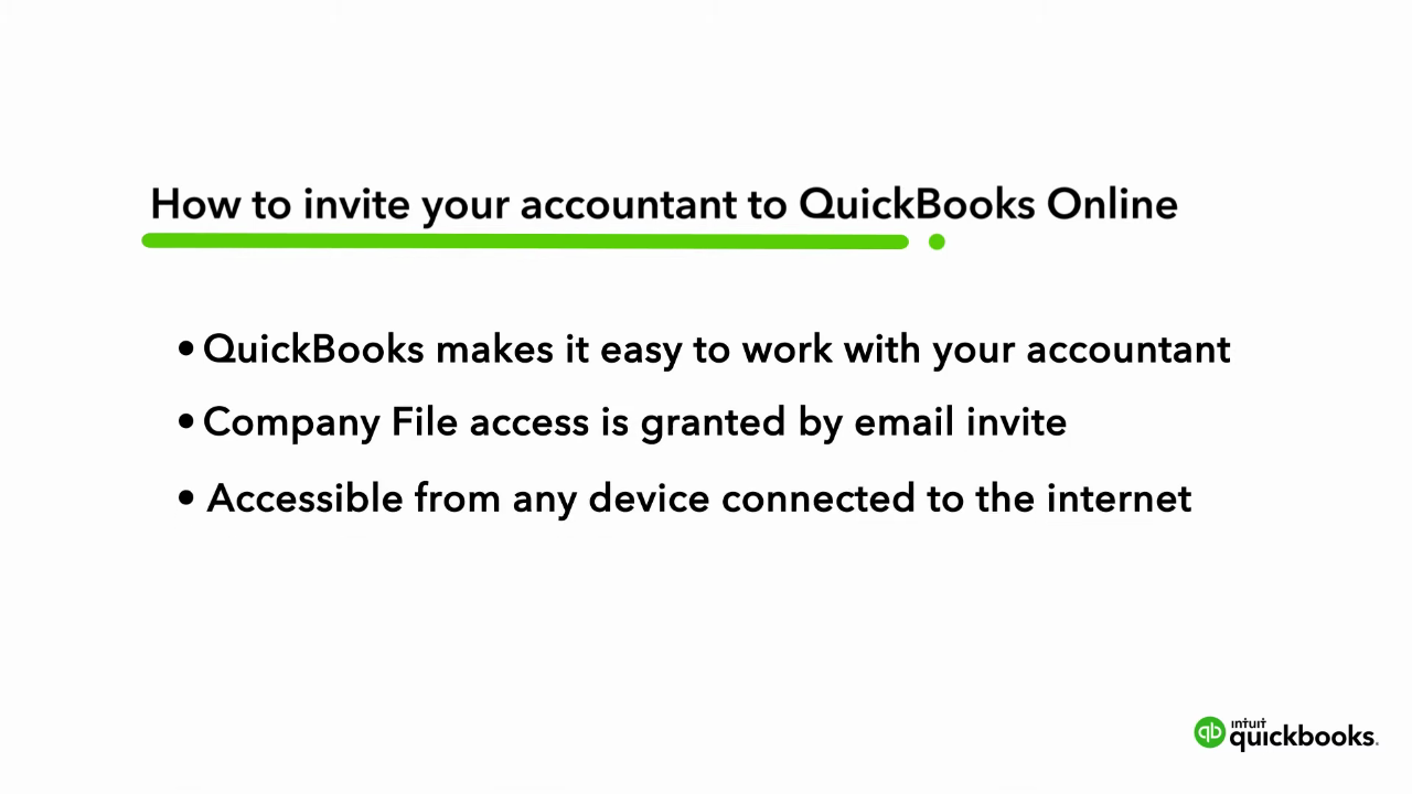 agenda of guide how to add your accountant to quickbooks online